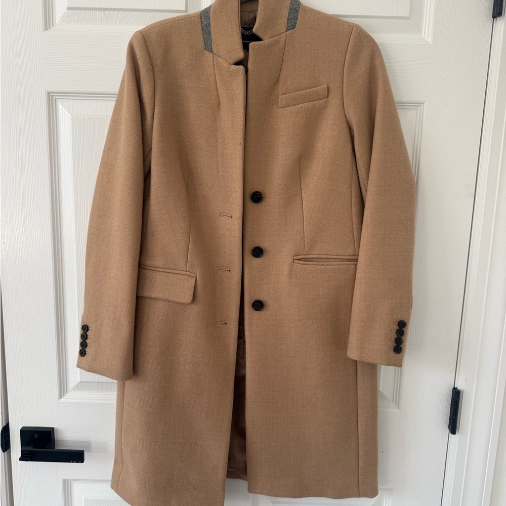 J. Crew Camel Wool Coat